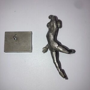 Vintage Rawcliffe‎ Pewter Ballerina on Stand FLAW